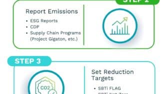 Scope 3 Agriculture Net Zero Journey Infographic